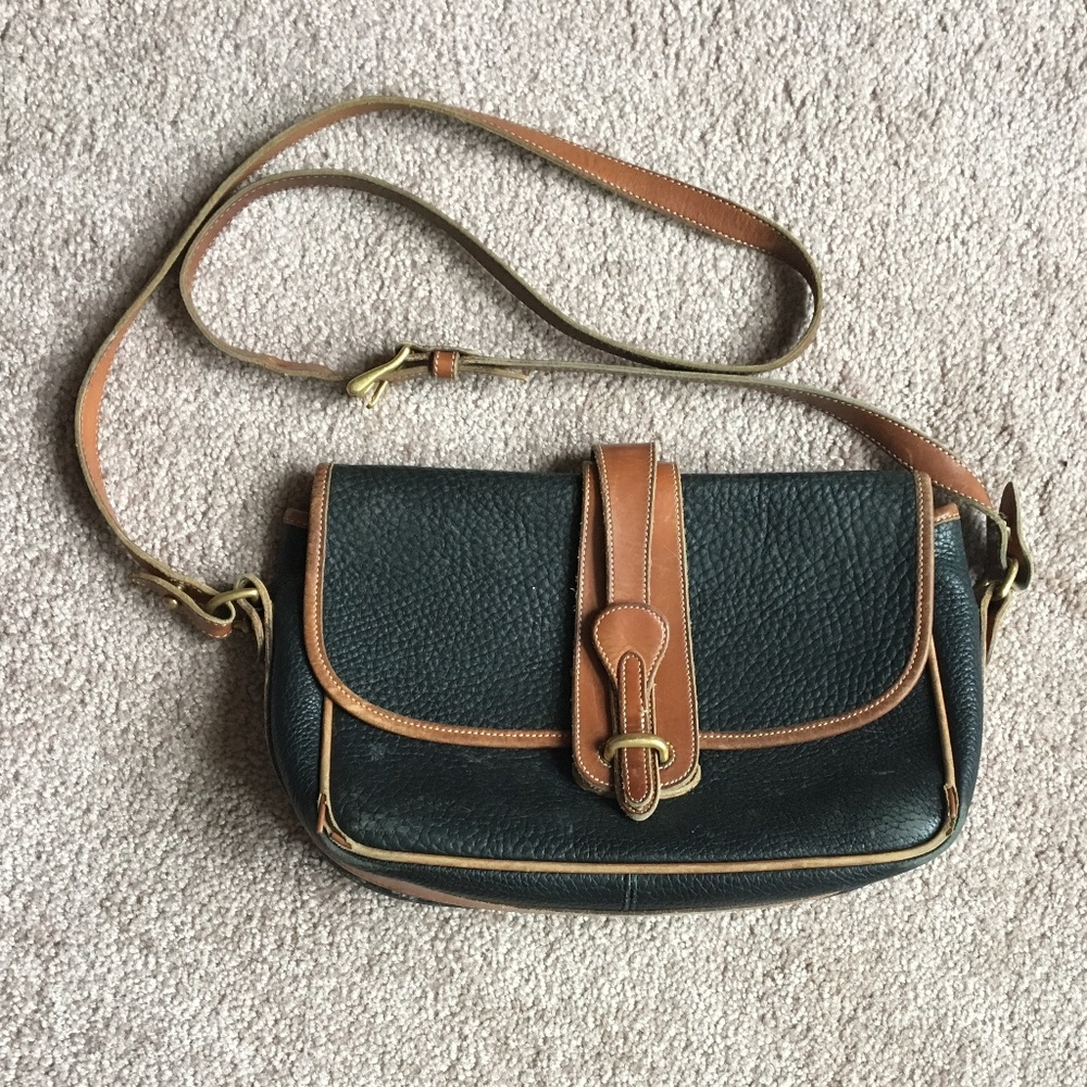 Vintage Dooney & Bourke Equestrian Crossbody Bag